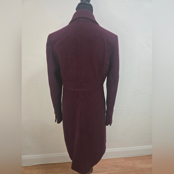 J Crew Lined Wool Coat Pea Coat Womens Size 8 Shade Of Purple - Picture 5 of 15